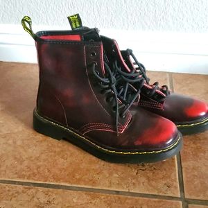 Cherry red boots
